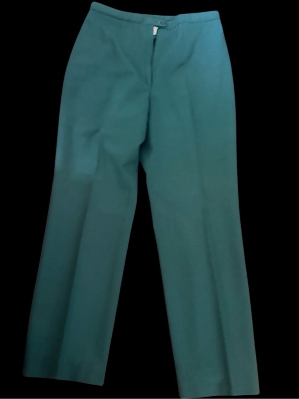 1970 Pendleton 100% Wool Aqua High Waist Trouser. Liner torn. 30”  Waist.